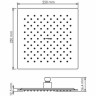 Душевой комплект 250 мм WASSERKRAFT WIESE A84182