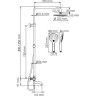 Душевой комплект WASSERKRAFT Thermo A288.077.078.BM A288.077.078.BM Thermo