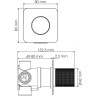 Переключатель на 3 положения WASSERKRAFT EMS A304