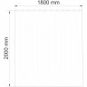 Шторка для ванной WASSERKRAFT LOSSA SC-81101