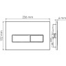 Система инсталляции для унитазов WASSERKRAFT VILS 56TLT.010.ME.WM03